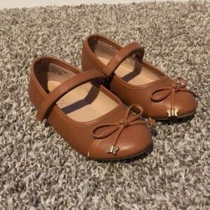 Sugar Brown Leather Toddler Shoes